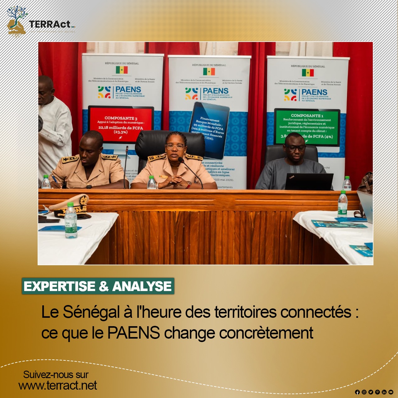  le Sénégal à l&rsquo;heure des territoires connectés : Ce que le PAENS change concrètement