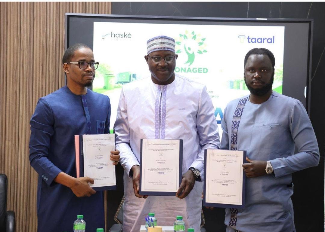Gestion des déchets au Sénégal : Alliance stratégique entre la SONAGED, HASKÈ Ventures et TAARAL