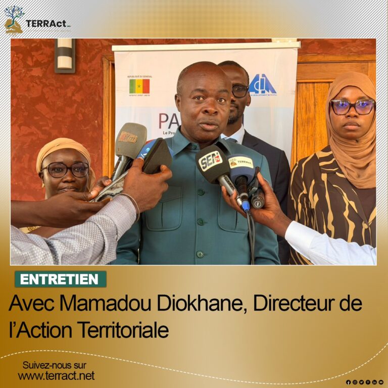 Entretien avec Mamadou Diokhane, Directeur de l’Action Territoriale