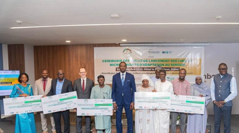 Adaptation climatique : le Sénégal alloue près de 460 millions FCFA à cinq micro-projets communautaires