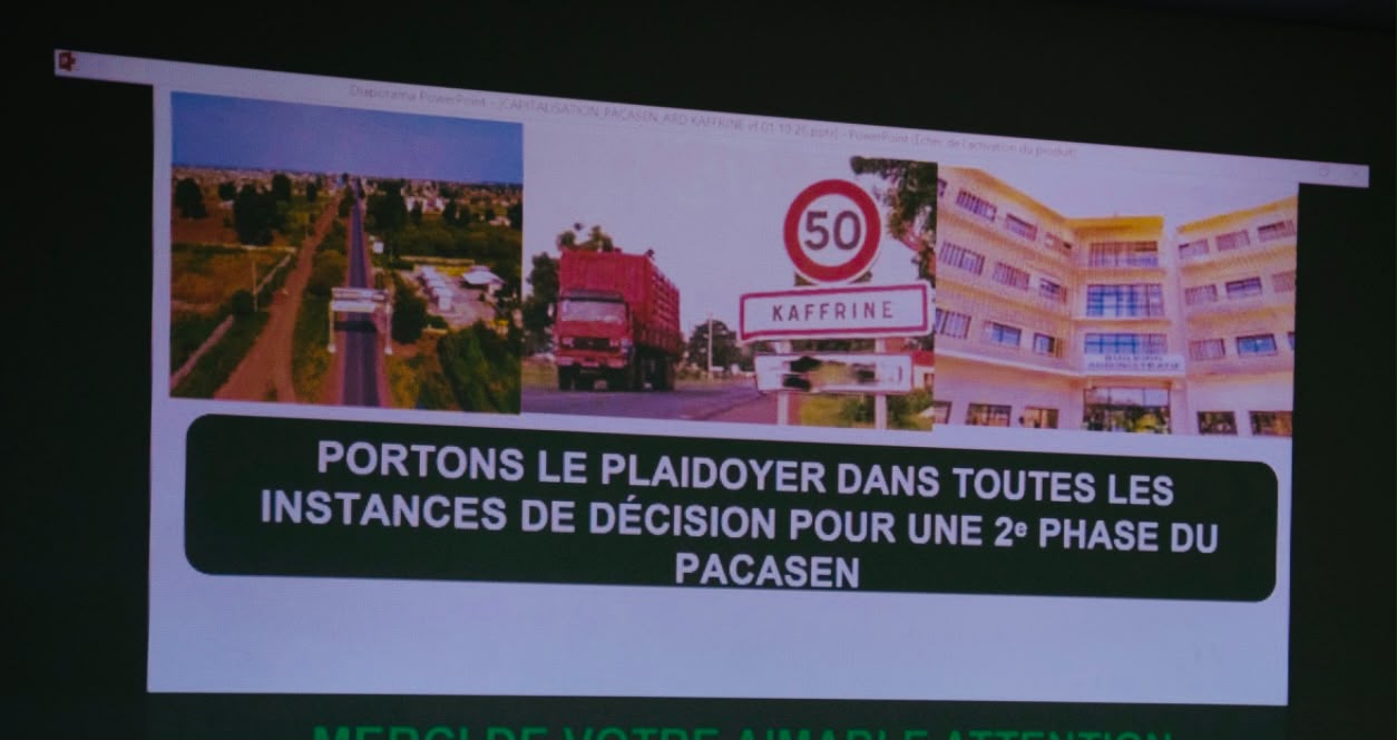 Bilan et perspectives du PACASEN à Kaffrine : entre gouvernance axée sur les résultats et consolidation des acquis territoriaux