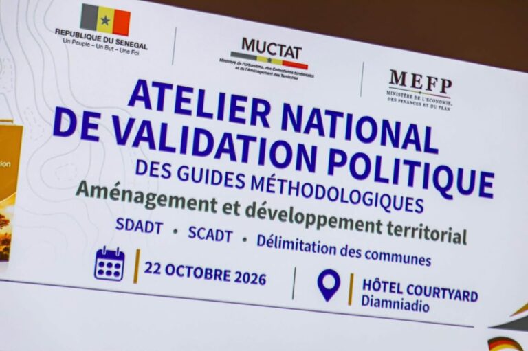 Gouvernance territoriale : le Sénégal adopte trois guides majeurs pour transformer le développement local